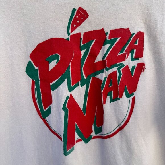 Pizza Man Vintage 80s Graphic Tee Retro The Eighties Are Over Humor Movie Shirt - Picture 11 of 11